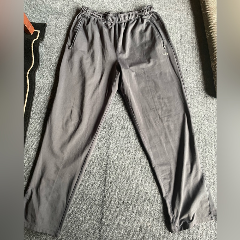 MJA Sports gray warm up track pants size L